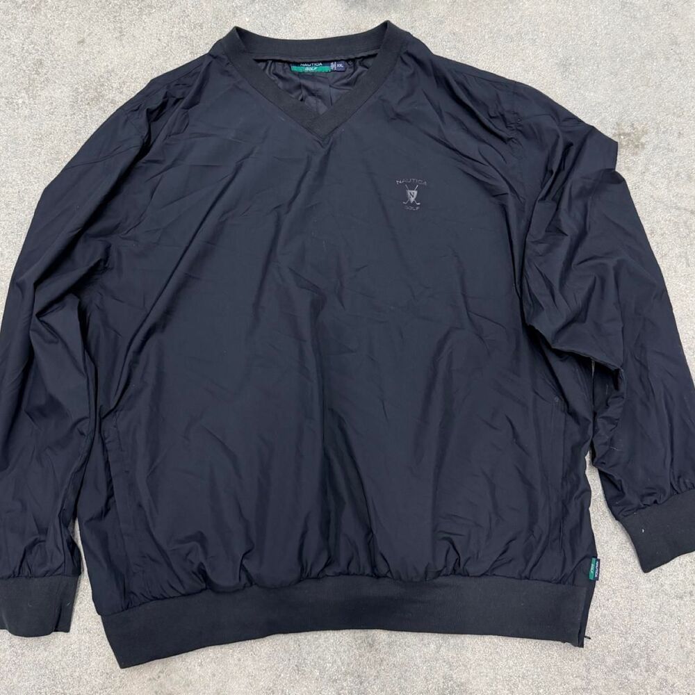 Nautica Men's Black and Navy Jacket